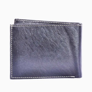 Nueva Cartera Corta de Cuero 100% Genuino para Hombre, Estilo Rock, Protección RFID, Tarjetero con Cierre de Cremallera y Decoración de Letras - Product Image 3