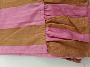 Striped Pink Brown Cotton Woven Rectangle Decorative <b>Kitchen</b> <b>Towel</b> Dish Cloth - Product Image 5