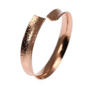 Unique Copper <b>Bracelet</b> Combining Traditional Handcrafted Techniques With Modern Fashion Inspired Details - Product Image 1