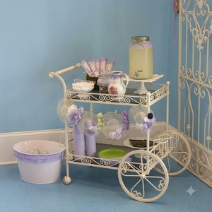 Support à plantes vintage en fer forgé à 3 niveaux, revêtement époxy, pour extérieur, décoration de jardin, porte-fleurs en métal avec capacité de 5 pots - Product Image 2