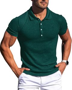 Polos Deportivos Casuales de Manga Corta para Hombre, de Alta Calidad, con Logotipo Bordado Personalizado en el Frente, Diseño con Bolsillo, Transpirables, de Nailon - Product Image 2