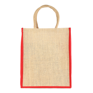 Sacs isothermes pliables en jute Double R, fermeture ouverte, écologiques, durables, imperméables, capacité personnalisée, livraison de repas de 7 pouces - Product Image 2