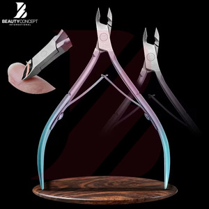 ที่ตัดหนังกำพร้าเคลือบไทเทเนียมสีรุ้ง, เครื่องมือตัดเล็บระดับพรีเมียมพร้อมใบมีดคมสำหรับร้านเสริมสวยมืออาชีพและการดูแลเล็บส่วนตัว - Product Image 5