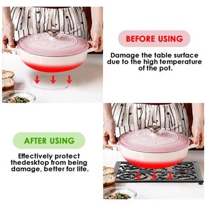 Vintage Cast Iron Trivet Rectangle Heat Resistant Mat for Kitchen Counter or Dining Table Decorative Metal Pad - Product Image 2