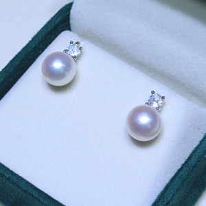 Pendientes Minimalistas de Plata S925 con Perlas de Agua Dulce para Mujer, Estilo Retro, Lujo Ligero, Pendientes de Nicho con Perlas de Girasol de Alta Gama - Product Image 3