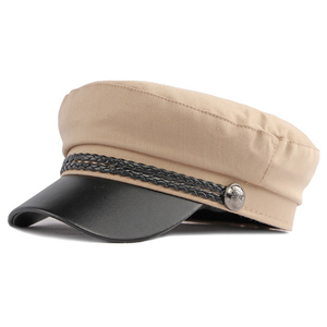 หมวกปักลายแบบกำหนดเอง Fiddler Cap - ผู้จัดจำหน่ายแบรนด์แฟชั่นบูติกคุณภาพสูง ผ้าฝ้าย 100% ปรับขนาดได้ หมวกลำลองสำหรับผู้ใหญ่แบบ unisex - Product Image 3