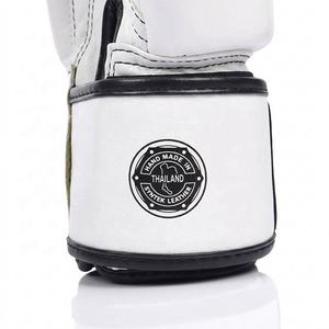 Top Trending Hot Selling Custom Made Fairtex Muay Thai Sparring Boxing <b>Gloves</b> Youth Training Leather Hook & Loop Closure - Product Image 5