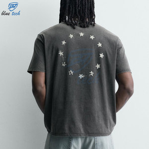 Camiseta Extra Grande Personalizada, 100% Algodón, Corte Holgado, Estilo Urbano, Impresión DTG, para Hombre - Product Image 4