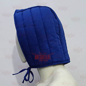 Gorro acolchado de algodón medieval hecho a mano para armadura de caballero, reconstitución histórica, ropa renacentista vikinga - Product Image 5