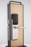 Serrure de porte d'hôtel électronique intelligente avec logiciel de gestion gratuit, serrure à carte intelligente en acier inoxydable, serrure de sécurité pour chambre d'hôtel