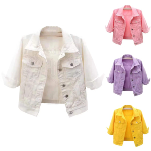 Abrigos de mezclilla para mujer, estilo moderno, con perlas, sueltos, blancos, de alta calidad, para mujer, elegantes, al por mayor - Product Image 5