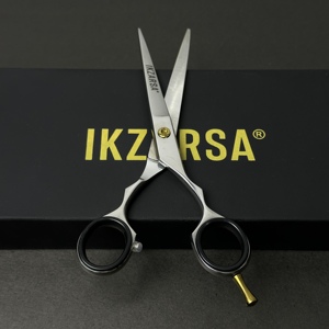 Hand Friendly Non <b>Slip</b> Lightweight Stainless Steel Made Barber Scissor Adjustable Sharpness Tension Screw Barber Scissors - Product Image 2