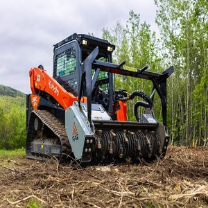 KUBOTA SVL97-2 Skid Steer Loader with Forestry <b>Mulcher</b> High Performance Compact Track Loader Heavy Duty Hydraulic System Machine - Product Image 5