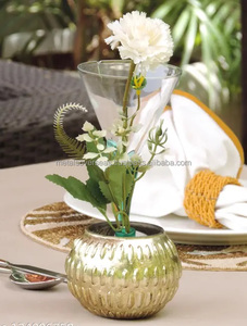 Maceta de Metal dorado con acabado para decoración del hogar, suministros de jardín, decoración de habitación, macetas y jarrones curvados a mano - Product Image 6