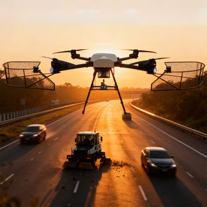 Dron de Limpieza de Altura QD-ZF-SC15 con Capacidad de Carga de 15 kg, Flujo de 16 L/min y Control Remoto Inteligente - Product Image 2