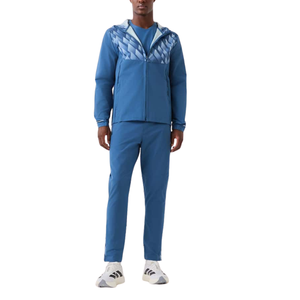 Wholesale Men's Sports Windbreaker with Full <b>Zip</b> <b>Hood</b> and Functional Pockets - Product Image 1