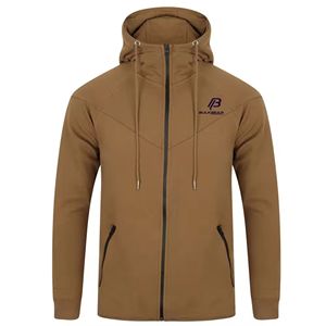Sudadera con Capucha Extra Grande Personalizada para Hombre, de Algodón, Resistente al Viento, con Forro Polar de 360g, Cierre de Cremallera, Sudadera Informal, Ropa Urbana BEARBEAR INTERNATION - Product Image 1