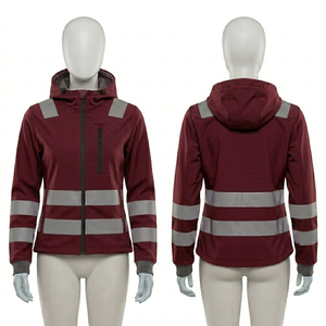 Sudadera de Alta Visibilidad con Cinta Reflectante, Ropa de Seguridad Amarilla con Rayas Plateadas, ANSI Clase 3, Ropa de Trabajo - Product Image 4