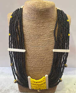 Hermosa cadena de eslabones de collar con cuentas multicolor Vintage de moda por Artesanías Rawat para ocasiones cristianas o regalos - Product Image 3