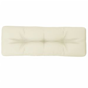 Coussin d'oreiller extérieur en tissu crème 47.2 \ "x15.7 \" x4.7 \ "taille de palette - Product Image 4