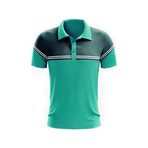 Camisas Polo para Hombre al por Mayor OEM, Camisas Polo Personalizadas de Talla Grande para Hombre, Camisas de Golf Bordadas con Contraste de Color y Manga Corta Deportiva - Product Image 6