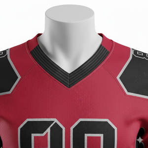 Jersey de Fútbol Americano al por Mayor de Alta Calidad, Transpirable, Tallas Grandes, con Mangas a Rayas y Diseños Bordados o Sublimados - Product Image 6