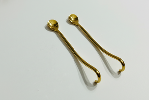 ช้อนชิลลาจิตพรีเมียม สแตนเลสสตีล ชุบทอง ช้อนตวงเรซินชิลลาจิต อุปกรณ์เสริมอาหารอายุรเวท - Product Image 2