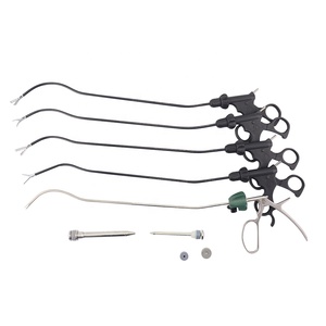 Set d'opérations laparoscopiques Nathanson pour hépatotomie, instruments chirurgicaux à port unique, certifiés CE, 5 positions de mâchoires - Product Image 2