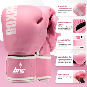 Pakistan Made Solid Color Boxing Gloves OEM Service Adult Boxing Gloves Low Moq Boxing Gloves - Product Image 2