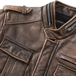Best Quality Winter Hooded ODM Design Custom Sheep Leather <b>Jacket</b> for <b>Men</b> with Custom Logo Streetwear Style - Product Image 4