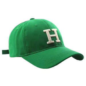 หมวกเบสบอลปักลาย 3 มิติ สีเขียว ปรับขนาดได้ ผลิตจากผ้าฝ้าย เหมาะสำหรับกีฬากลางแจ้ง สำหรับผู้ใหญ่ทั้งชายและหญิง - Product Image 1