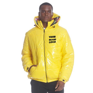 2026 Custom Wholesale Outdoor Light Warm Custom Logo Nylon Black Stand Collar Winter Thick Cotton Filled <b>Fleece</b> Jackets Unisex - Product Image 4