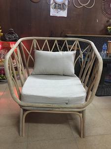 <b>Bamboo</b> and rattan <b>Furniture</b> Wholesale Price Comfortable Fabric Single Recliner Sofa Rocking Chair Modern Living Room Bedroom - Product Image 2