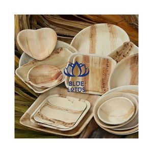 ชามใบปาล์ม คุ้มค่า คุ้มราคา ปี 2026 ภาชนะใส่อาหารแบบใช้แล้วทิ้ง เป็นมิตรต่อสิ่งแวดล้อม สำหรับเสิร์ฟข้าวและจัดเลี้ยง ทนทาน สะอาด - Product Image 1