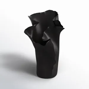 Luxury Handmade Iron Flower Vase Eco-Friendly Tabletop Modern Home Interior Decoration Premium Styling Collection Custom Coastal - Product Image 5