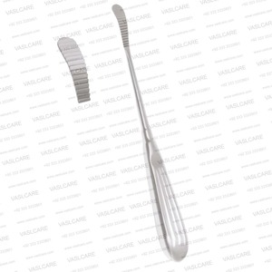 Râpe de sculpture nasale Aufricht 8″ (20cm) à mâchoires incurvées dentelées pour coupes verticales, pour rhinoplastie et sculpture naso-frontale - Product Image 2