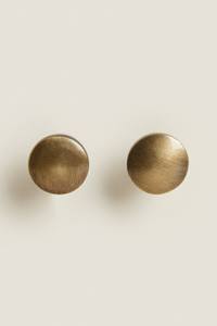 <b>Antique</b> <b>Brass</b> Metal Cabinet <b>Knobs</b> Round Flower Pattern Traditional Design Home Decor High Quality Fast Delivery 1PC - Product Image 6