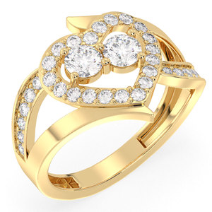 Bague de fiançailles REYES classique en argent sterling 925 avec moissanite taille brillant rond de 1,04 carat, cadeau d'anniversaire, bijoux fins - Product Image 2