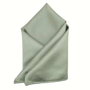 Grey Solid <b>Pocket</b> <b>Square</b> - Product Image 3