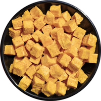 Gefreeze-droogde Alphonso Mango Blokjes Bulk Export India FSSAI Gecertificeerd Voedselkwaliteit