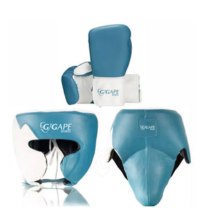 GAPE SPORTS - Set Completo de Boxeo de Calidad Premium, Equipo de Entrenamiento de Piel Sintética PU y EVA, Protector, Transpirable y Duradero para MMA - Product Image 1