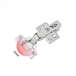 Charnière hydraulique à bras court 3D 4D de 35 mm en fer nickelé à fermeture douce pour porte en aluminium, design moderne, cuisine, hôpital - Product Image 4