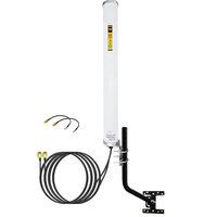 Antenne Omni 5G 4G LTE pour Internet Domestique T-Mobile, Antenne Cellulaire MIMO SMA TS9 pour Routeur, 600-6000MHz, Câble de 5 Mètres/Poteau de Montage
