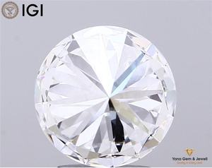 Pieza Central Premium con Diamante CVD Cultivado en Laboratorio Certificado por IGI de 3.00 Quilates, 9.33 mm, Color D, Claridad VVS1, Corte Redondo, Ideal para Anillos - Product Image 3