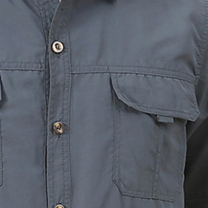 Camisa de Trabajo Resistente para Hombre, Uniforme de Trabajo de Construcción Duradera con Bolsillos Delanteros, Ropa de Trabajo Industrial - Product Image 3