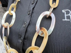 Handmade Eco-Friendly Natural Horn Necklace with Natural Shape Modern Fashion Jewelry for Women <b>by</b> Perfect Enterprises - Product Image 5