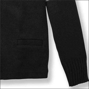 Unisex Standard Long Sleeve Button Knit V-neck Lace <b>Cardigan</b> <b>Sweater</b> Customized Winter Wool/Nylon Breathable Anti-Wrinkle - Product Image 5