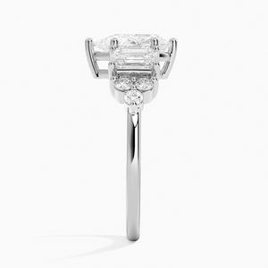 BOJ <b>Ring</b> 0124 Pear Cut <b>925</b> <b>Silver</b> Cluster Prong Setting Solitaire Diamond <b>Ring</b> 2ct D Color VVS1 Moissanite GRA Certified - Product Image 3