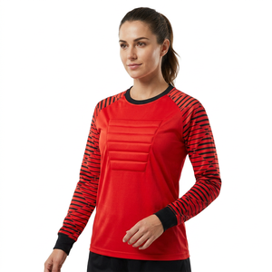 <b>Red</b> <b>Long</b> <b>Sleeve</b> Rash Guard Men's Quick Dry Printed Sport Shirt Full 100% Polyester Unisex Adult <b>Top</b> - Product Image 3