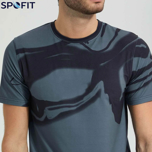 T-shirt pour homme de haute qualité, taille plus, imprimé par sublimation, entièrement personnalisable, respirant, anti-UV, écologique, col rond - Product Image 4